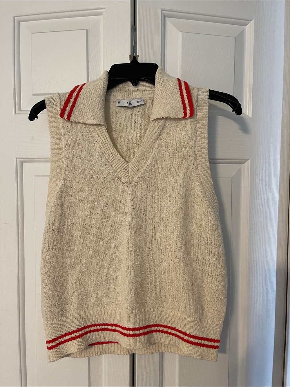 Mango Striped Knitted Vest - Picture 7 of 13